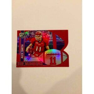 2005 Press Pass BIG NUMBERS Alex Smith Chiefs Rookie Card #19/25 (037)